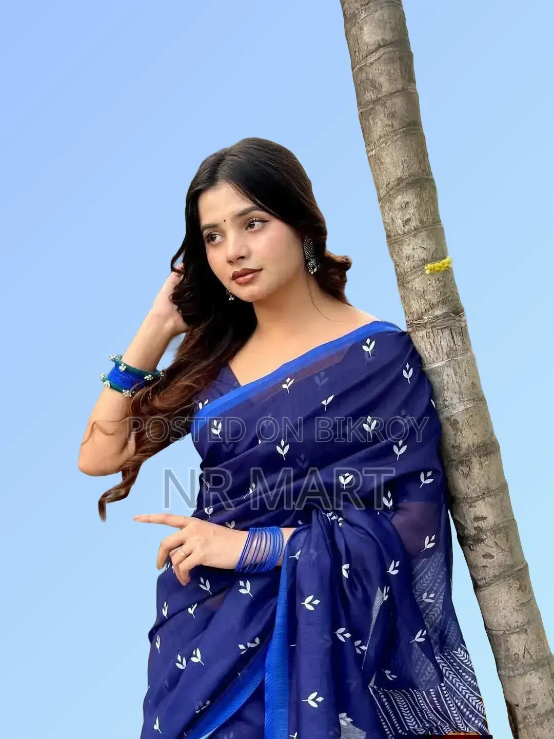 Elegant Chanderi Silk Saree (with blouse piece)