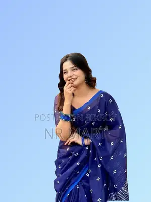 Elegant Chanderi Silk Saree (with blouse piece)