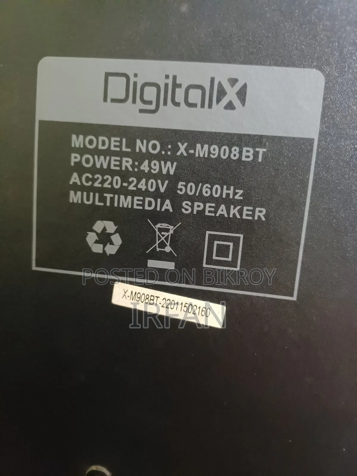 Digital X Speaker Full New