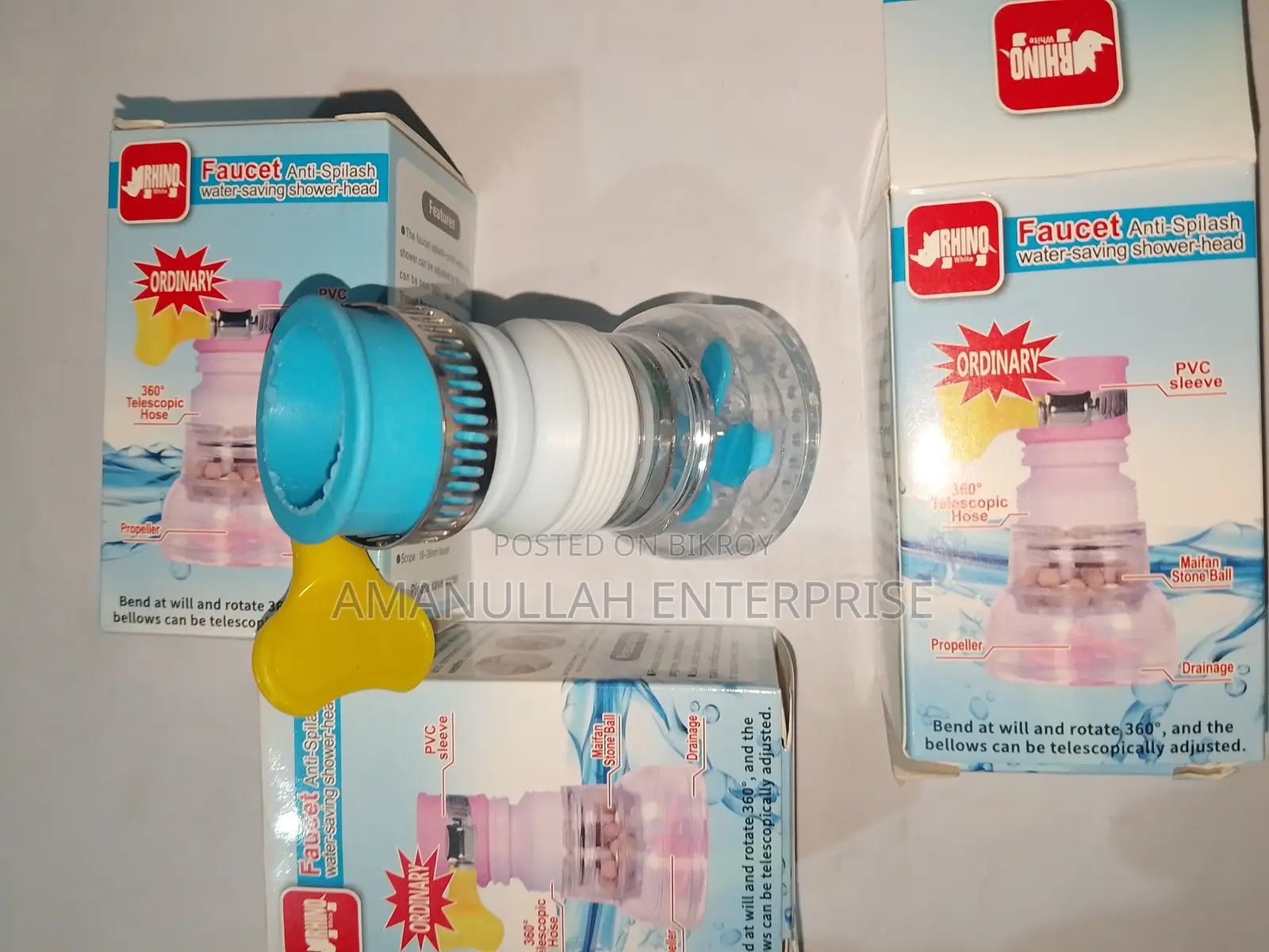 360° Anti-Splash Faucet Extender | Water-Saving Filter Head