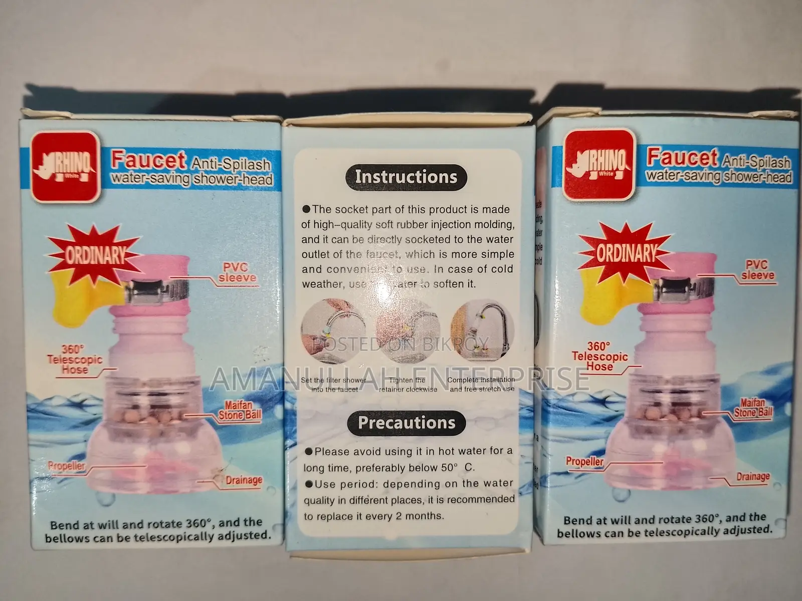 360° Anti-Splash Faucet Extender | Water-Saving Filter Head