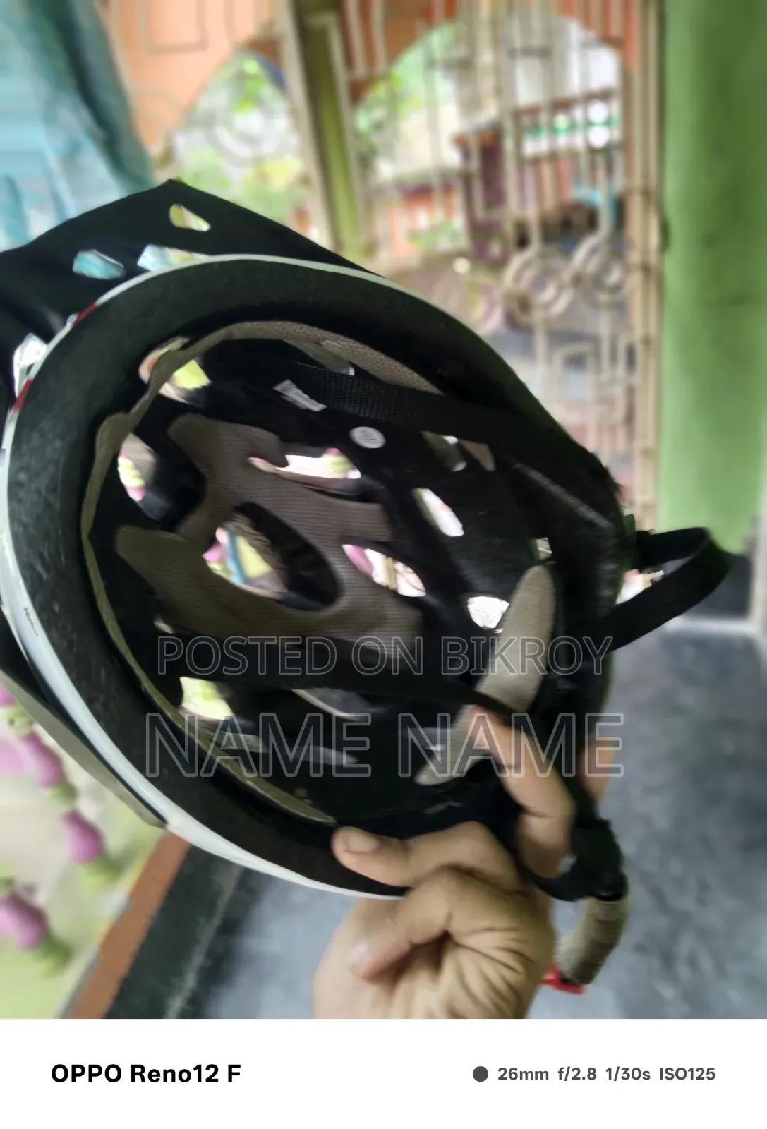 Cycle helmet used for only 15 days