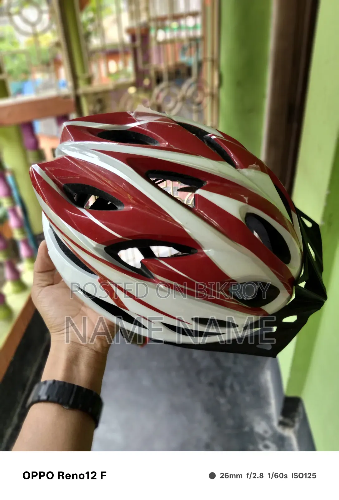 Cycle helmet used for only 15 days