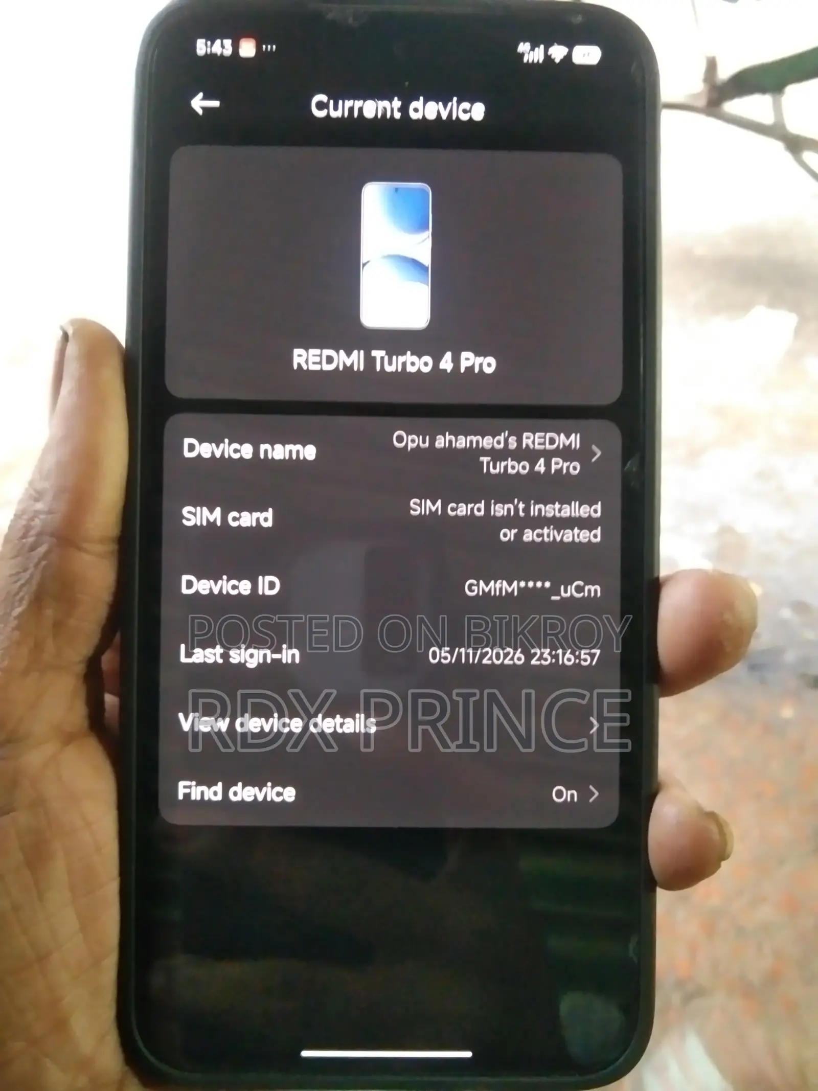 New Xiaomi Redmi Turbo 4 Pro 256 GB Silver