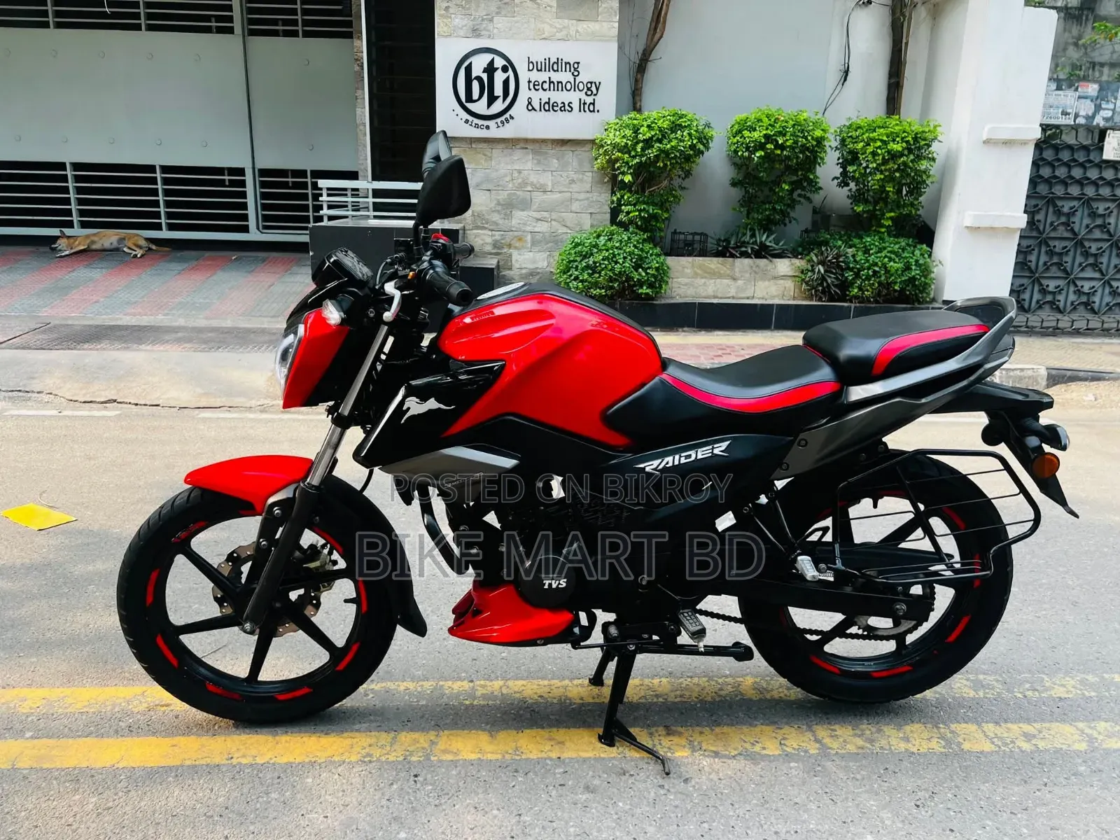 TVS Raider 125 2023 Red