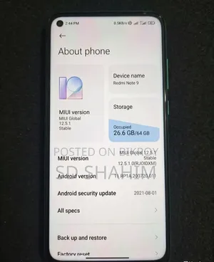 Xiaomi Redmi Note 9 64 GB Blue