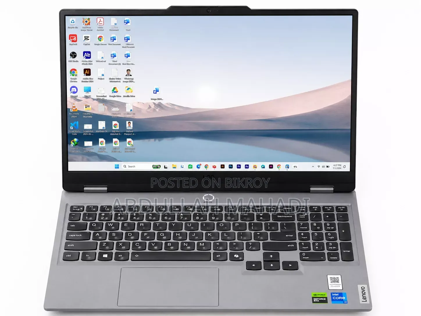 Laptop Lenovo LOQ 15IRH8 16GB Intel Core I7 SSD 512GB