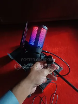 Fifine Ampligame A6v Rgb Gaming Usb Condenser Microphone