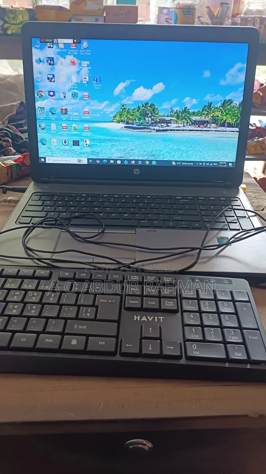 Laptop HP ProBook 650 4GB Intel Core i5 SSD 128GB