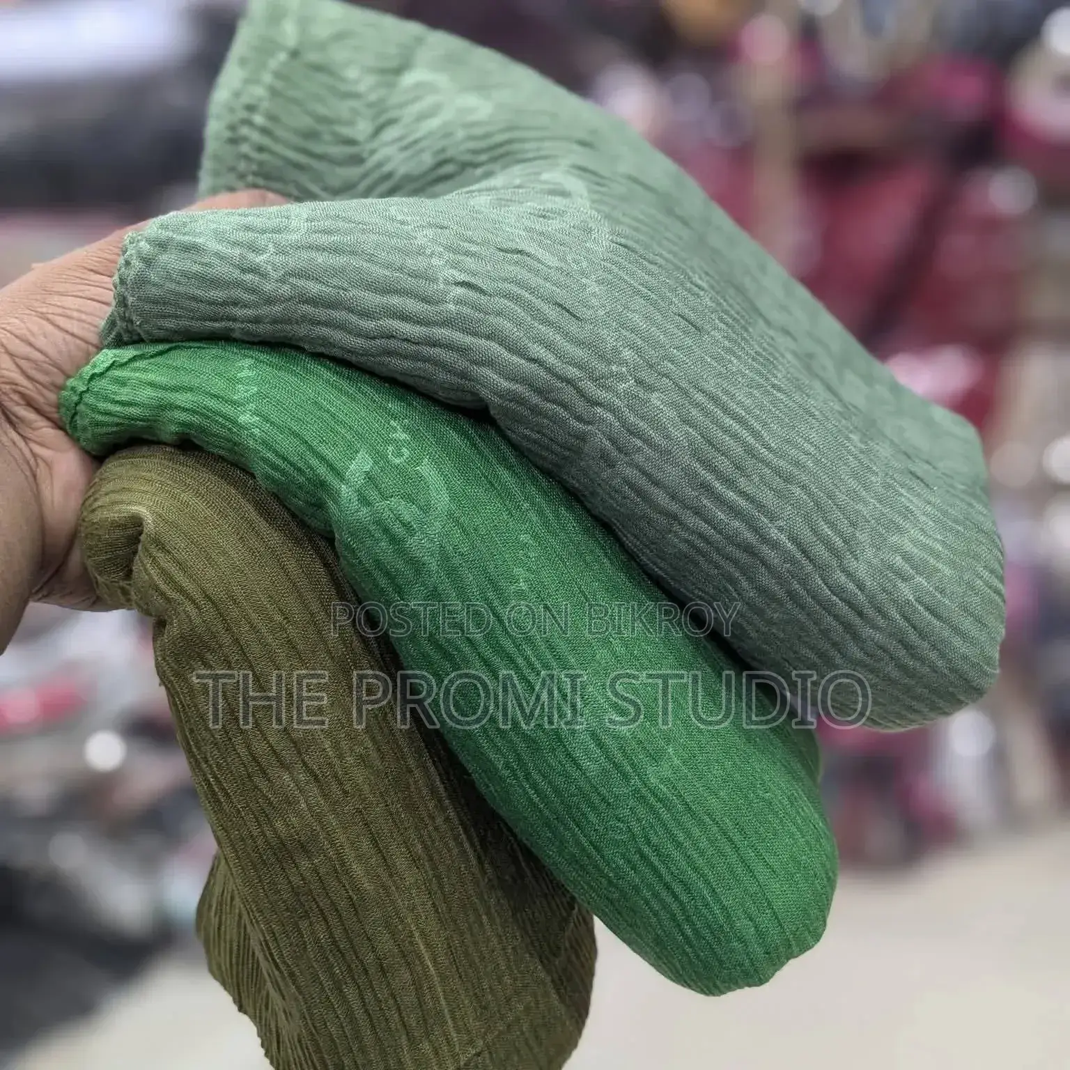 Premium Crinkle Fabric Full Coverage Hijab