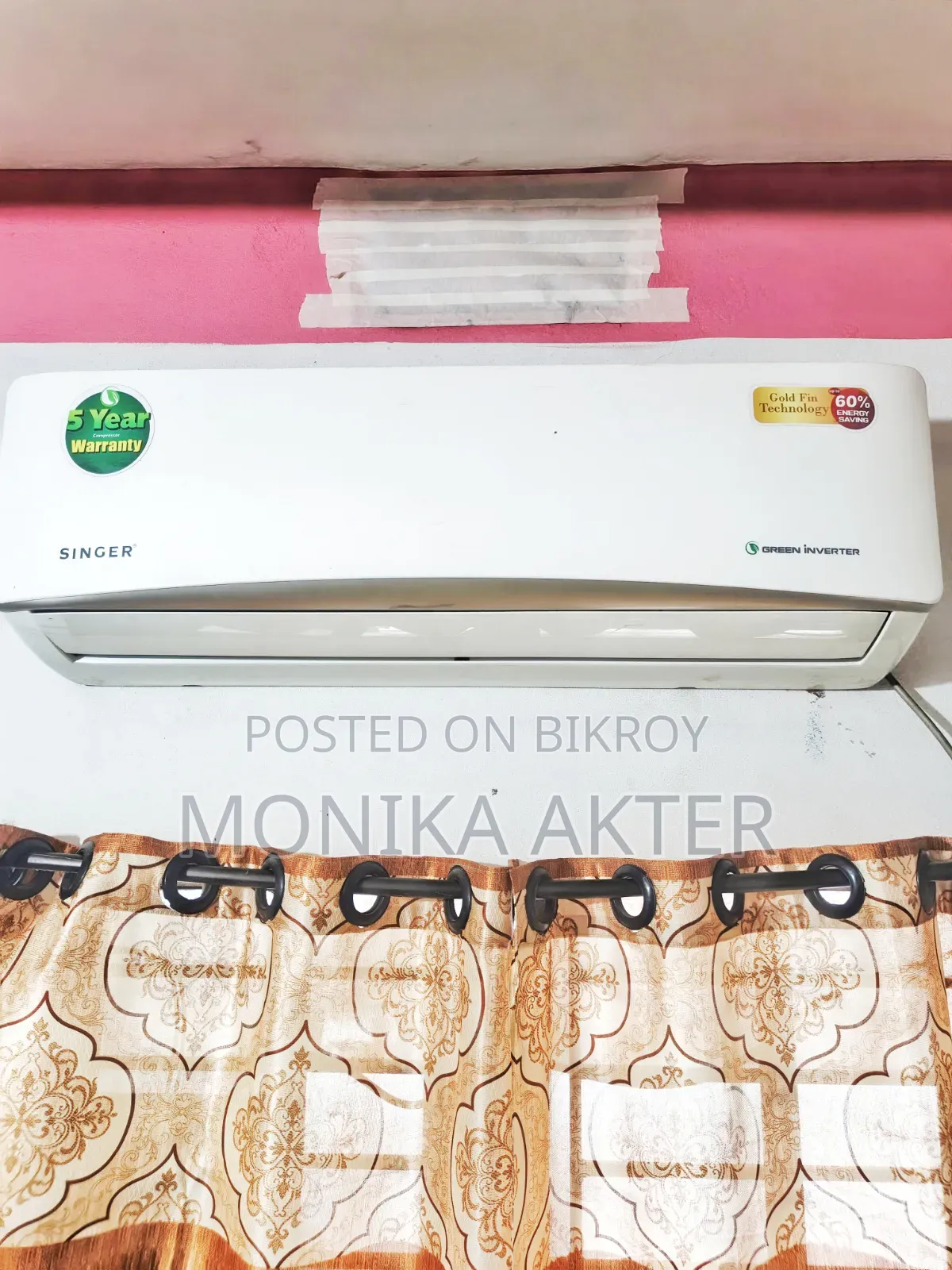 সিঙ্গার ১.৫ টন গ্রিন ইনভার্টার স্প্লিট টাইপ এসি
