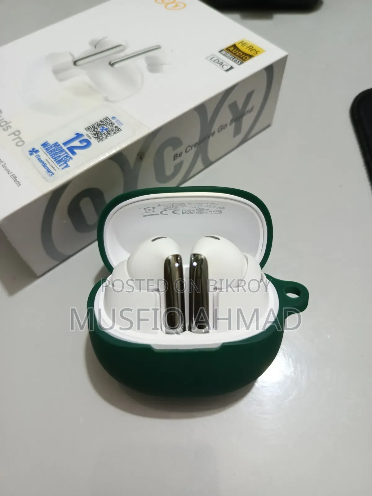Qcy Melobuds Pro Ht08 Anc Tws Earbuds With Silicon Case Cover