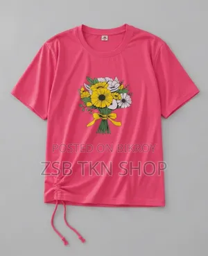 Unique Design and Color Ladies Drop Shoulder T-shirt Collection