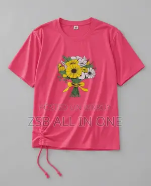 Ladies Drop Shoulder T-shirt Collection in Unique Designs and Colors