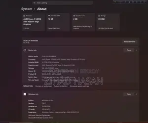 New Desktop Computer 12GB RAM 256GB SSD