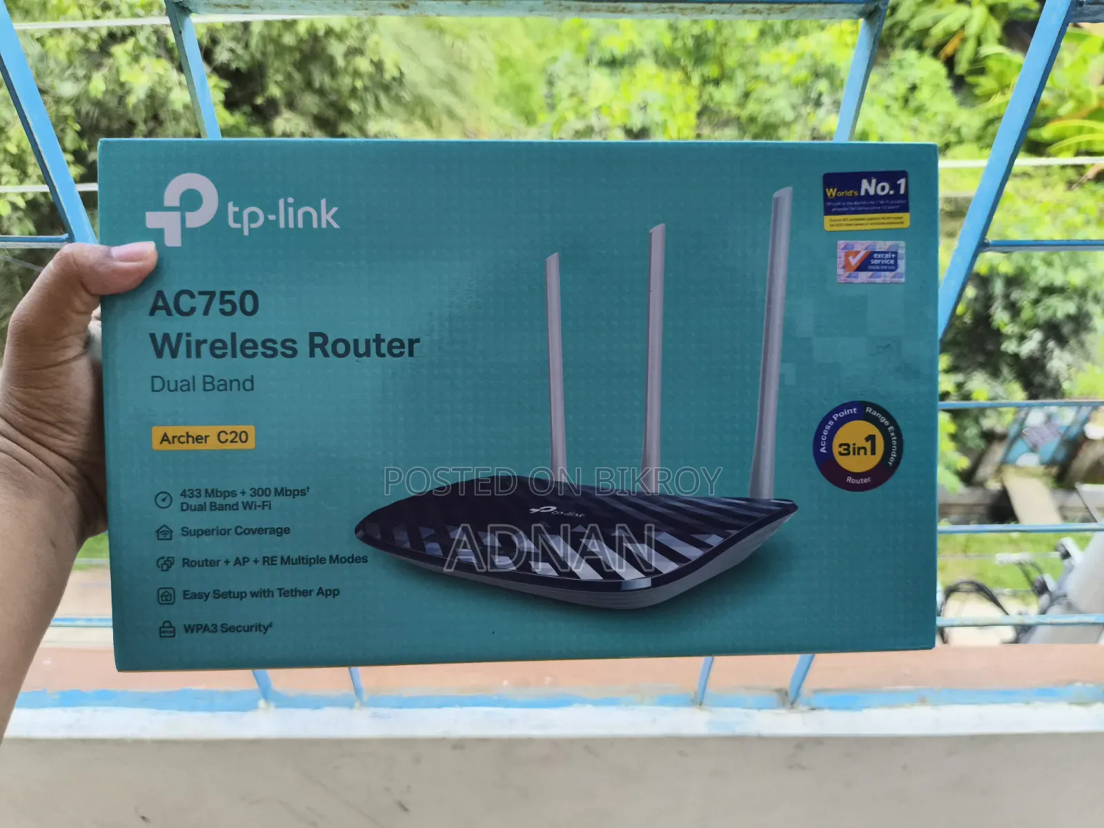 Tp Link Ac750 Wireless Router Dual Band Archer C20