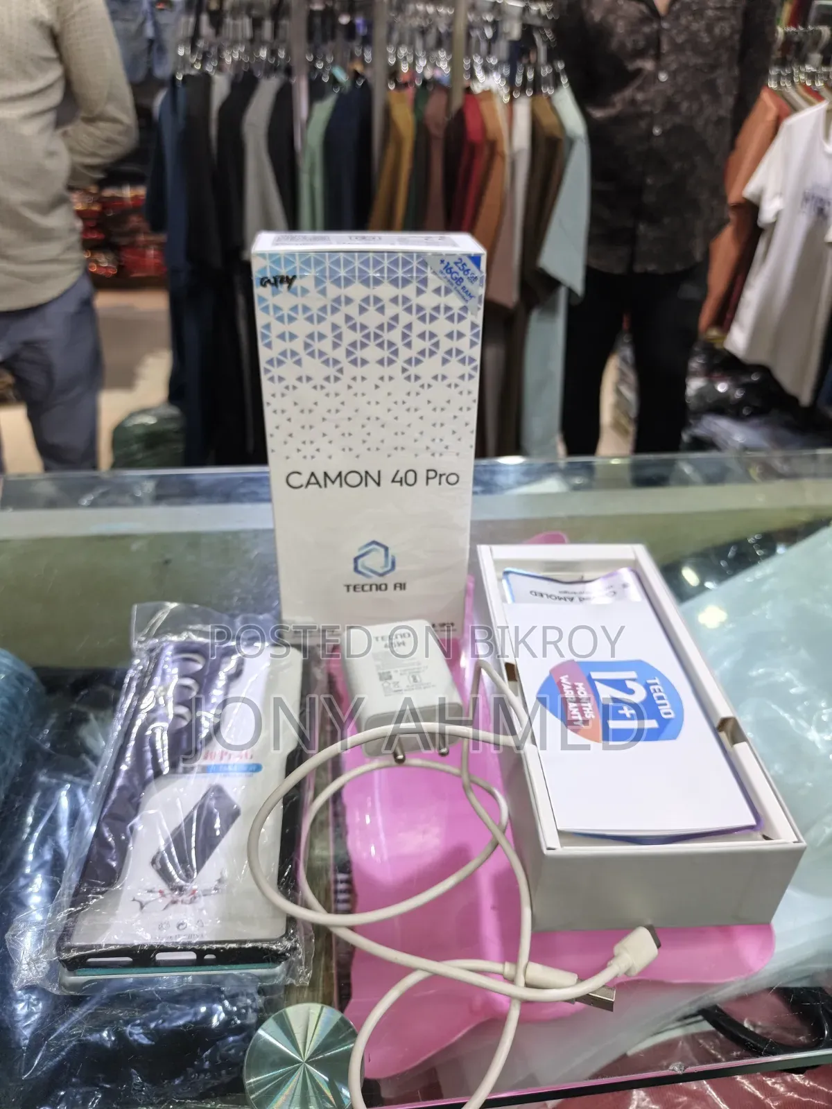 Tecno Camon 40 Pro 4G 256 GB Blue