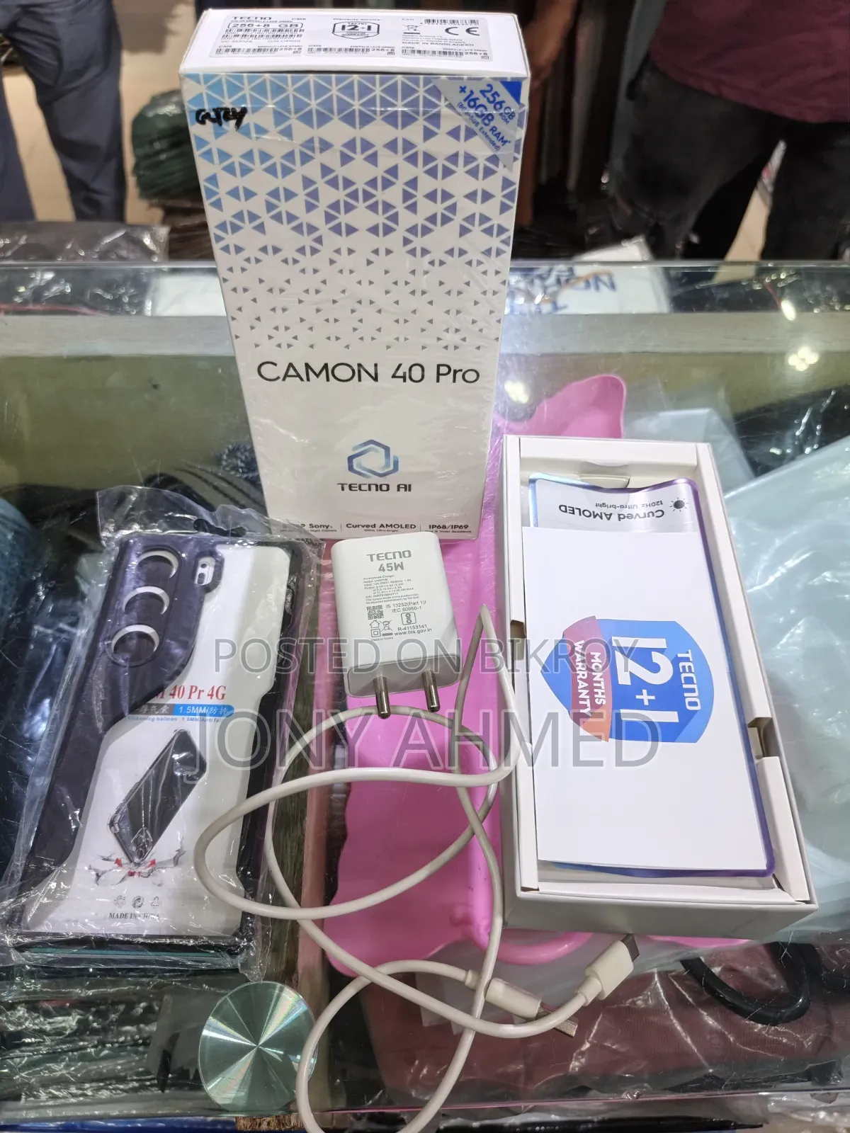 Tecno Camon 40 Pro 4G 256 GB Blue