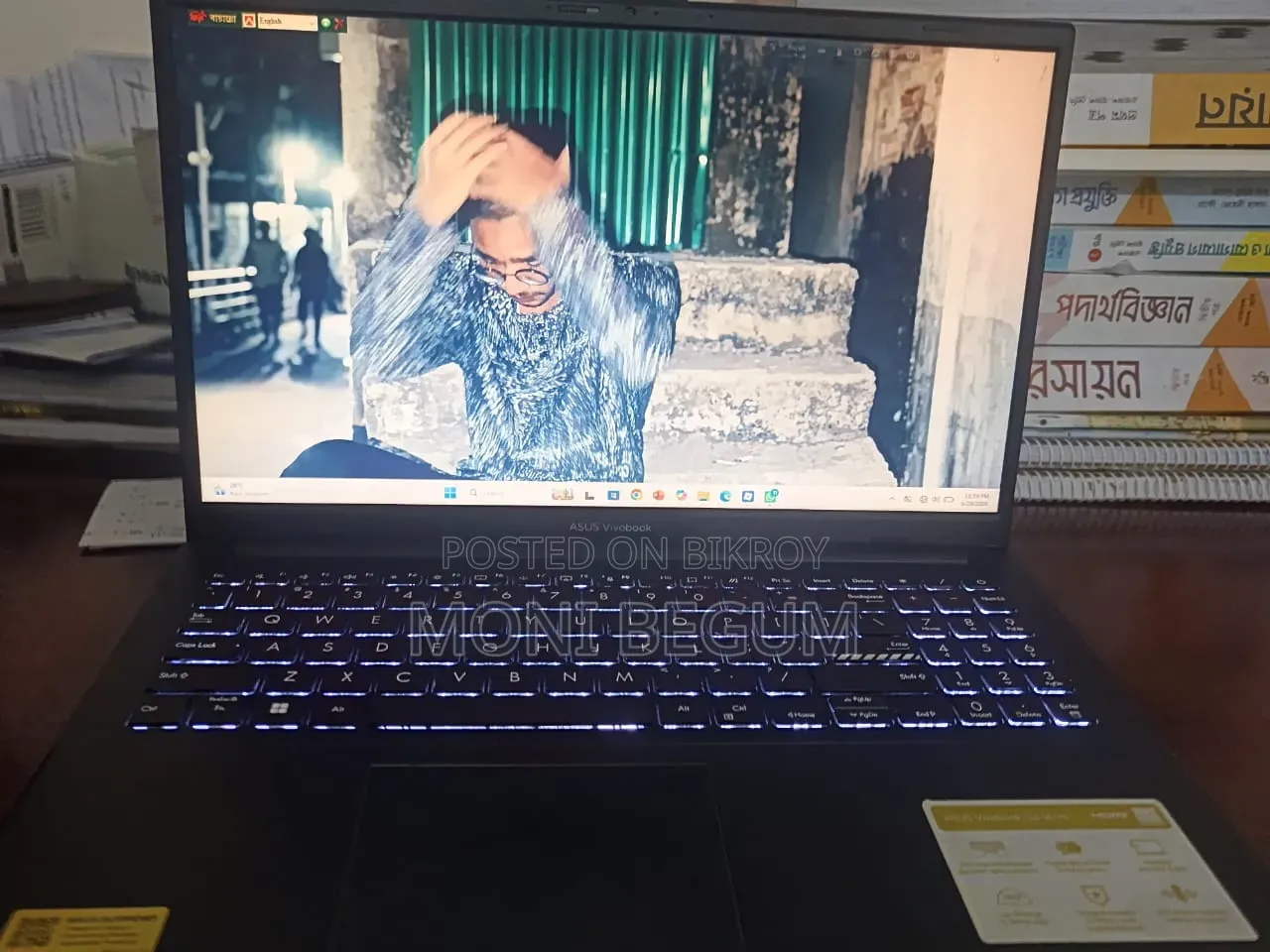 Laptop Asus Vivobook 15 8GB Intel Core i3 SSD 128GB