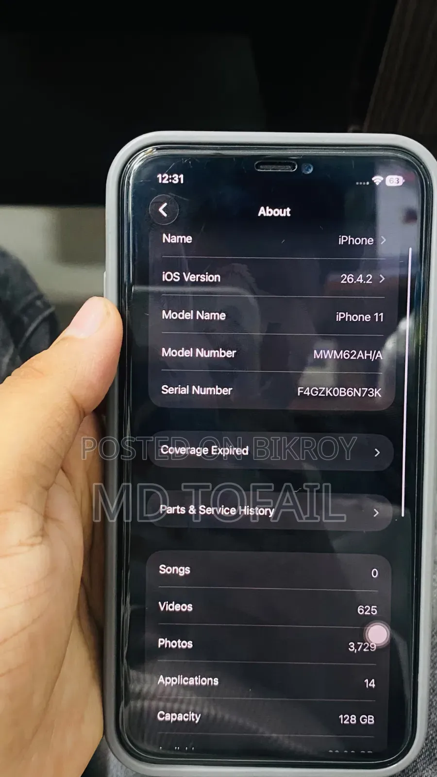 Apple iPhone 11 128 GB Yellow