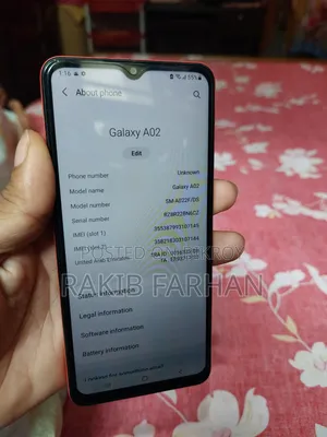 স্যামসাং গ্যালাক্সি এ০২ ৬৪ জিবি রেড
