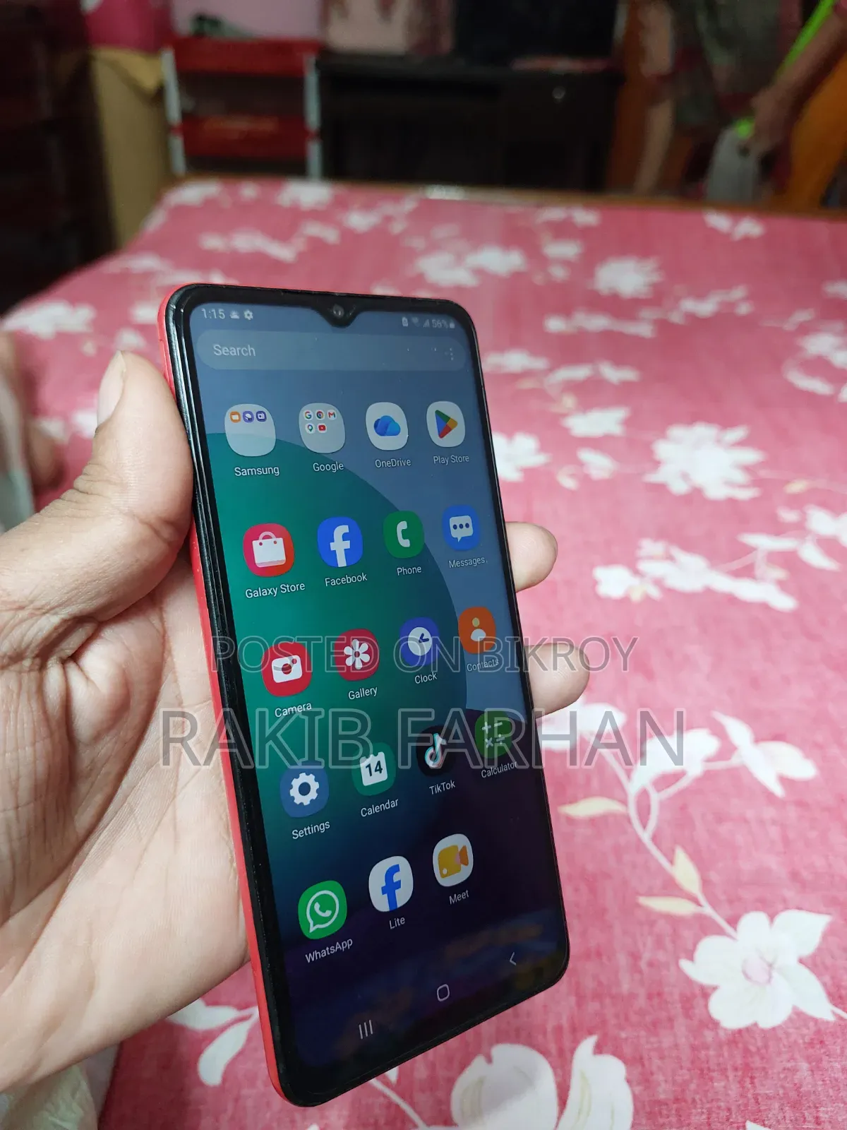 স্যামসাং গ্যালাক্সি এ০২ ৬৪ জিবি রেড