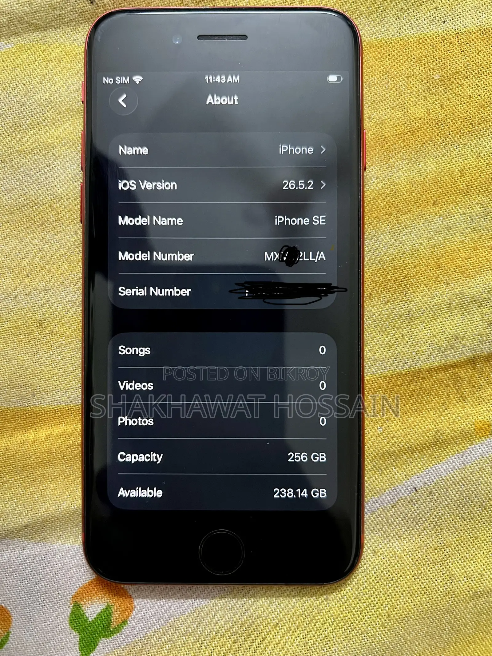 Apple iPhone SE (2020) 256 GB Red