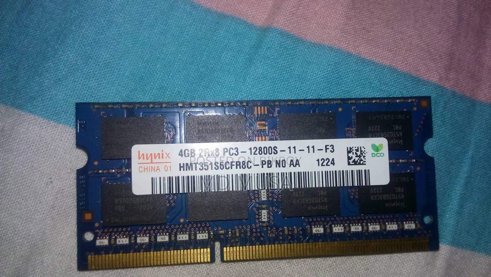 Hynix 4GB DDR3 PC3-12800S 1600MHz Laptop RAM