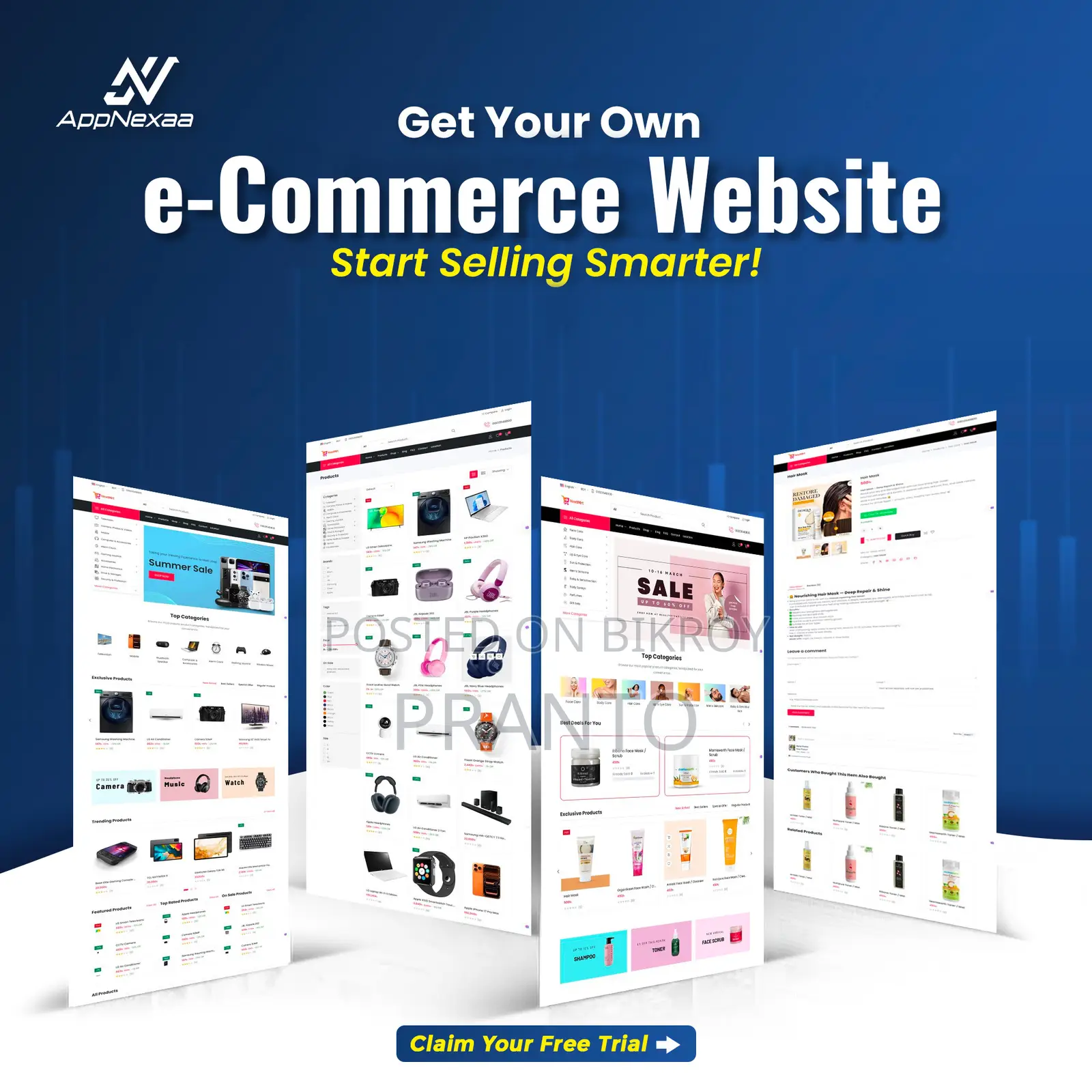 Ecommerce Website (Php-laravel Framework)
