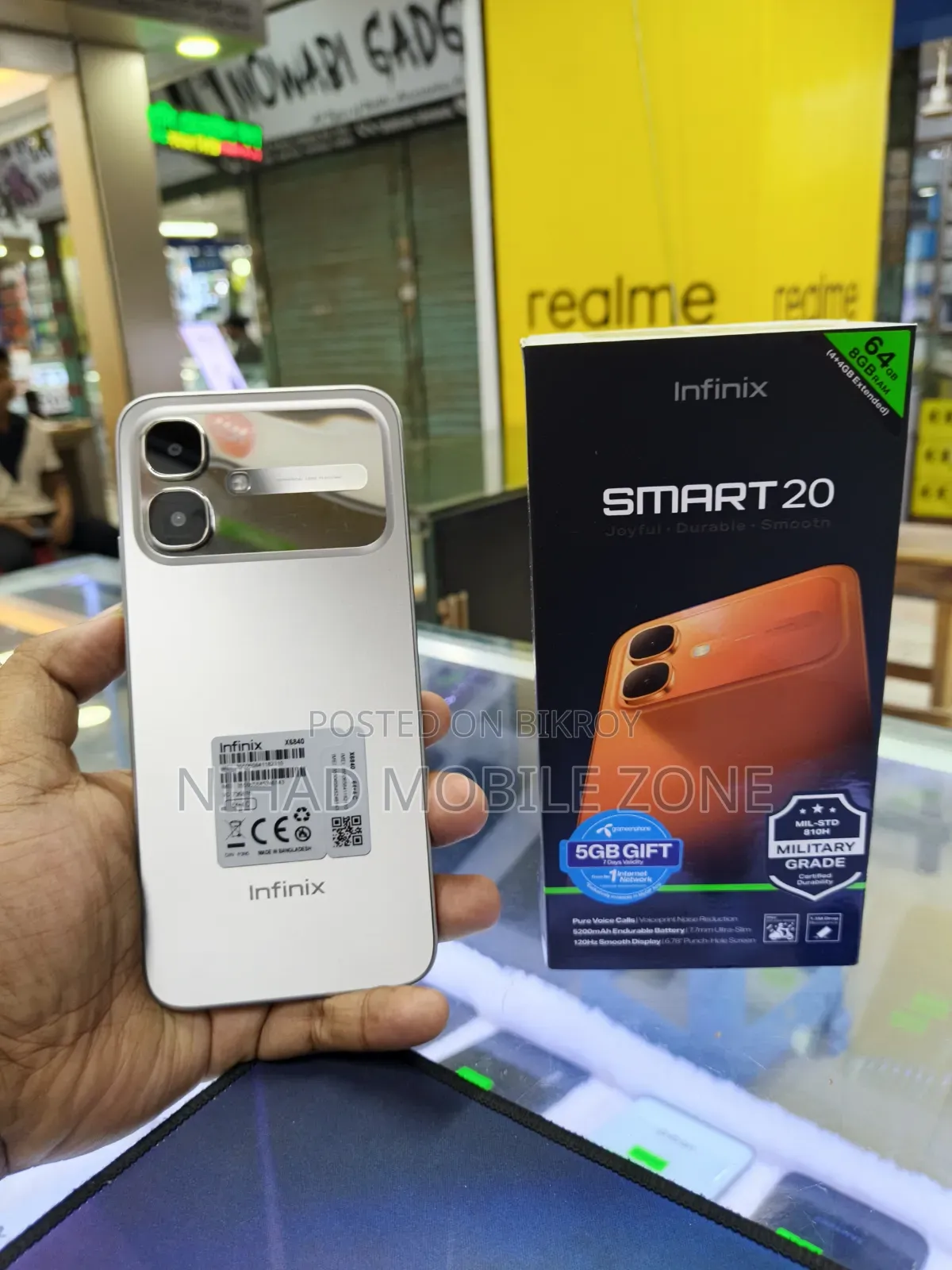 Infinix Smart 20 64 GB Silver