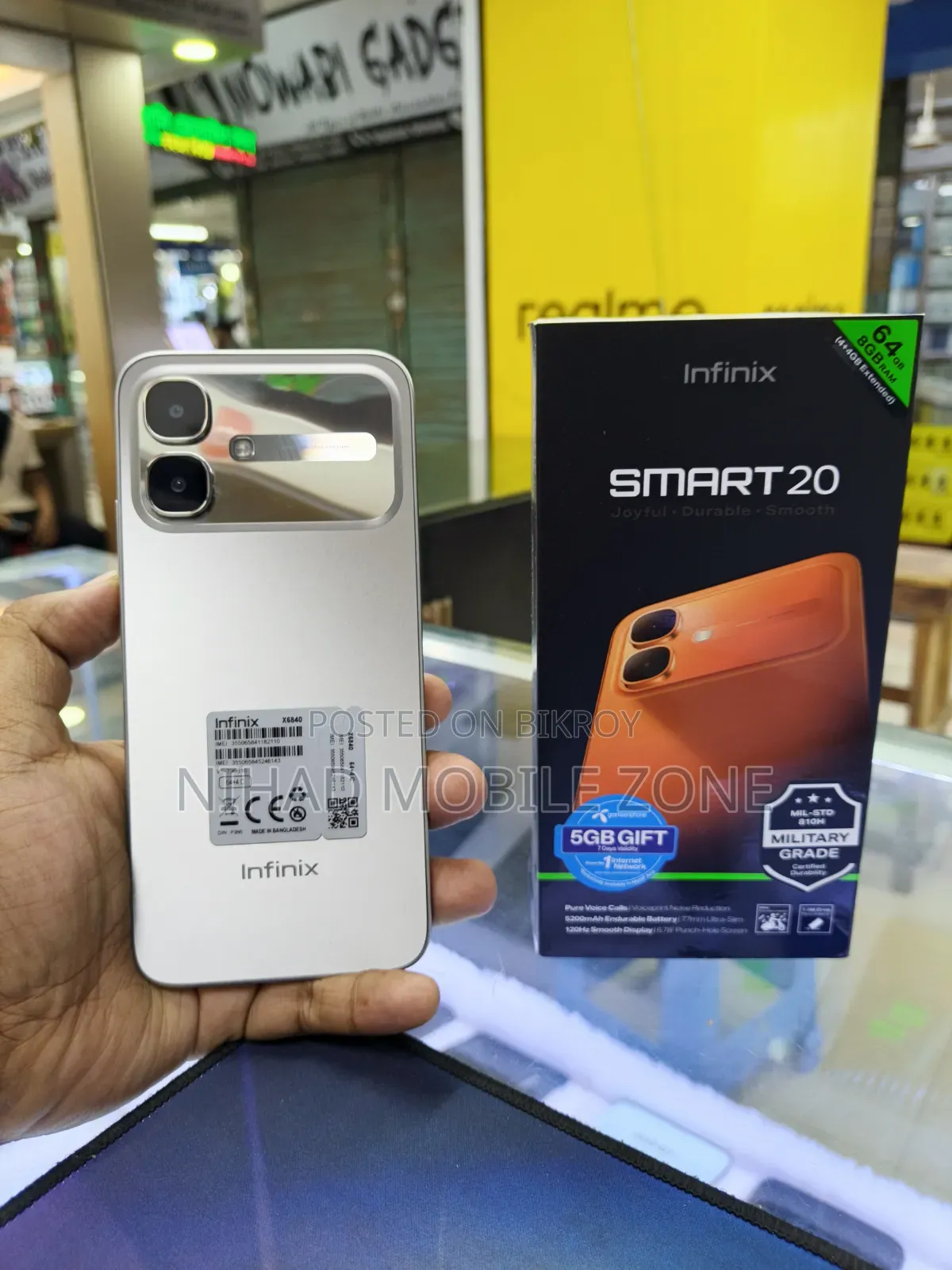 Infinix Smart 20 64 GB Silver