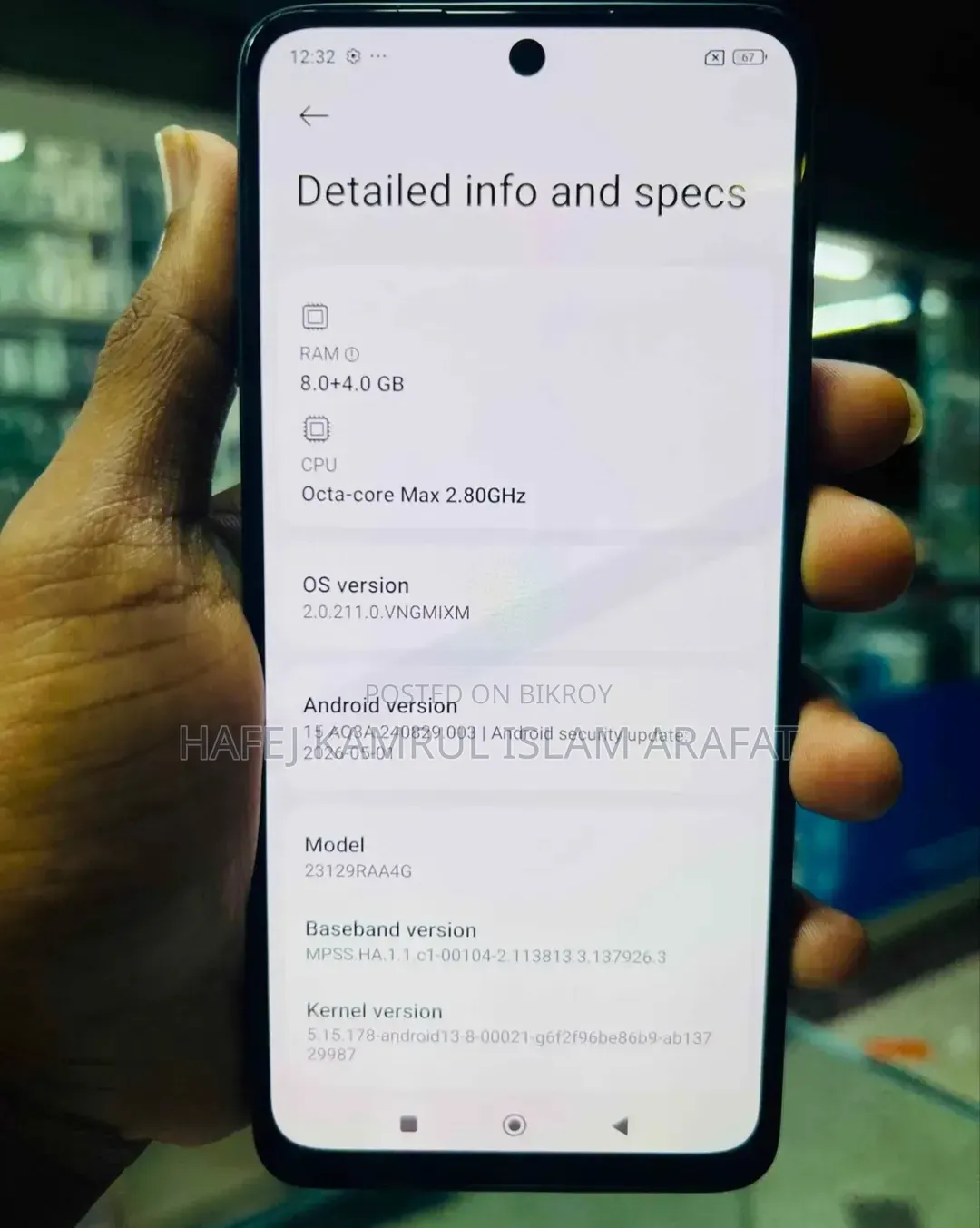 Xiaomi Redmi Note 13 256 GB Black