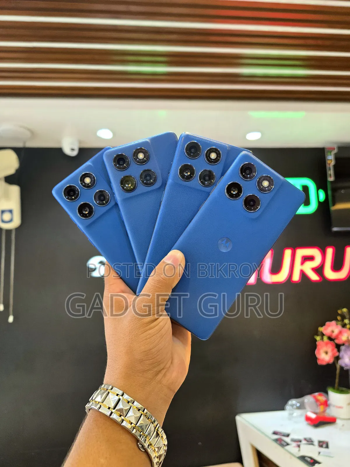 মটোরোলা এজ ৬০ ফিউশন ২৫৬ জিবি ব্লু