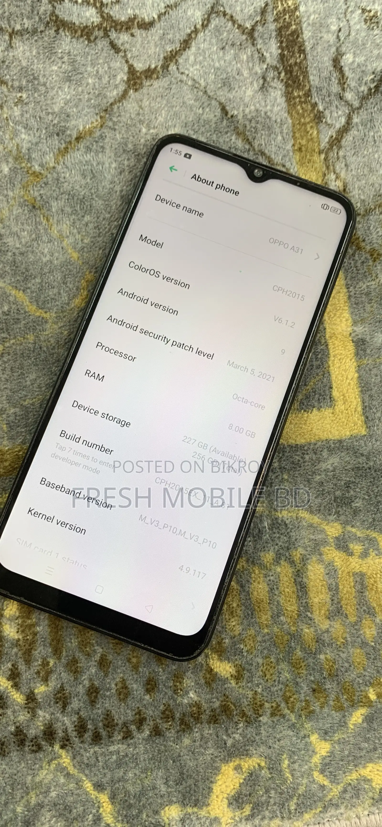 Oppo A31 128 GB Black