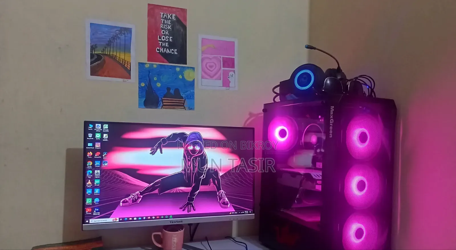 Desktop Computer MSI 8GB AMD Ryzen 5 SSHD+SSD 256GB