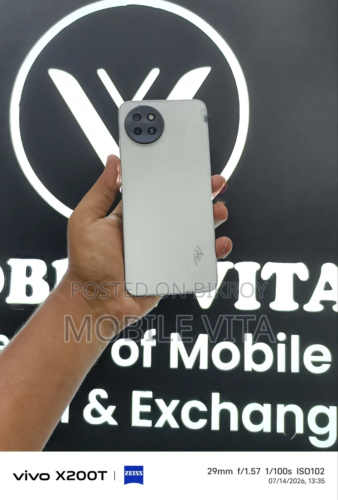 Itel S23 128 GB White