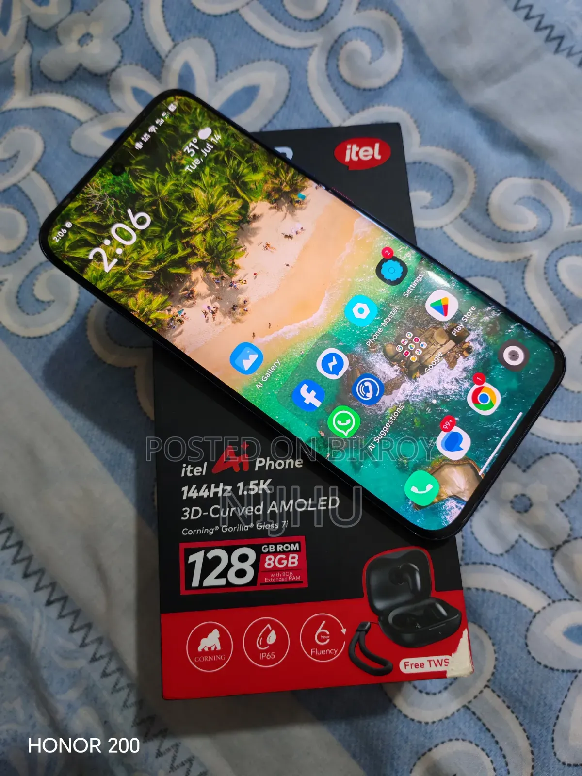 Itel S26 Ultra 128 GB Blue