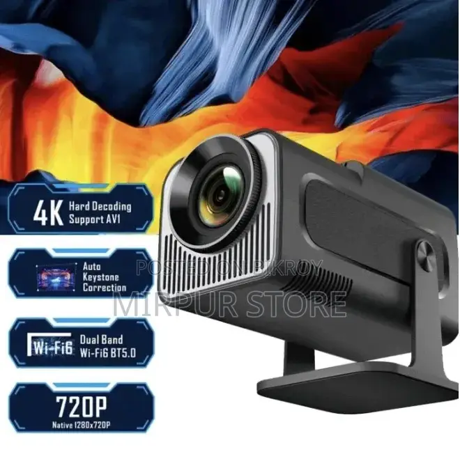 Hy320 Pro 4k Smart Projector - Native 1080p, Android 11