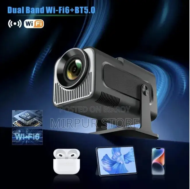 Hy320 Pro 4k Smart Projector - Native 1080p, Android 11