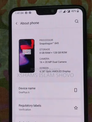 OnePlus 6 128 GB Black
