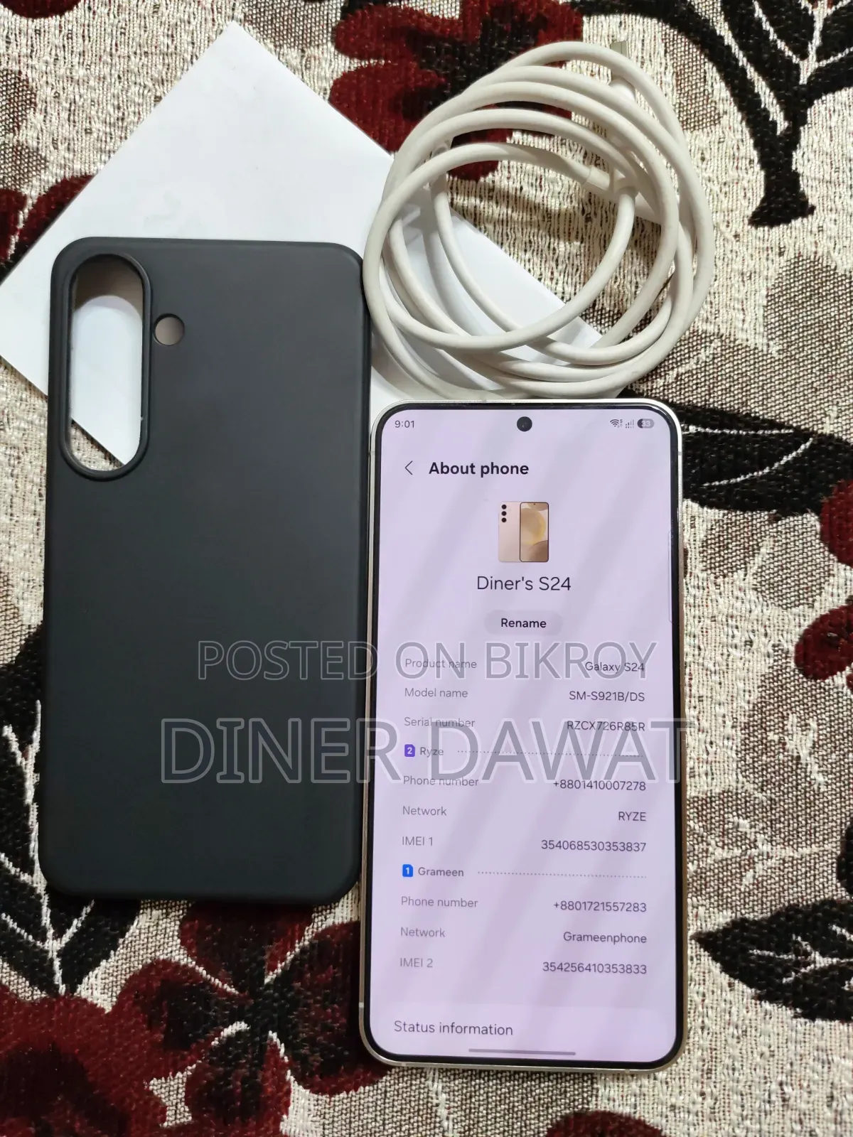Samsung Galaxy S24 128 GB Rose Gold