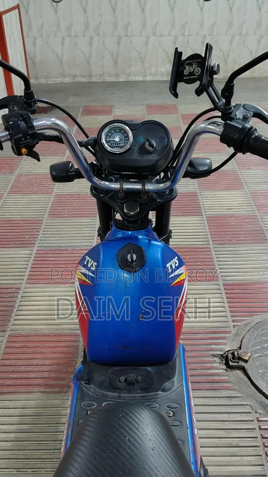 TVS XL 100 2018 Blue