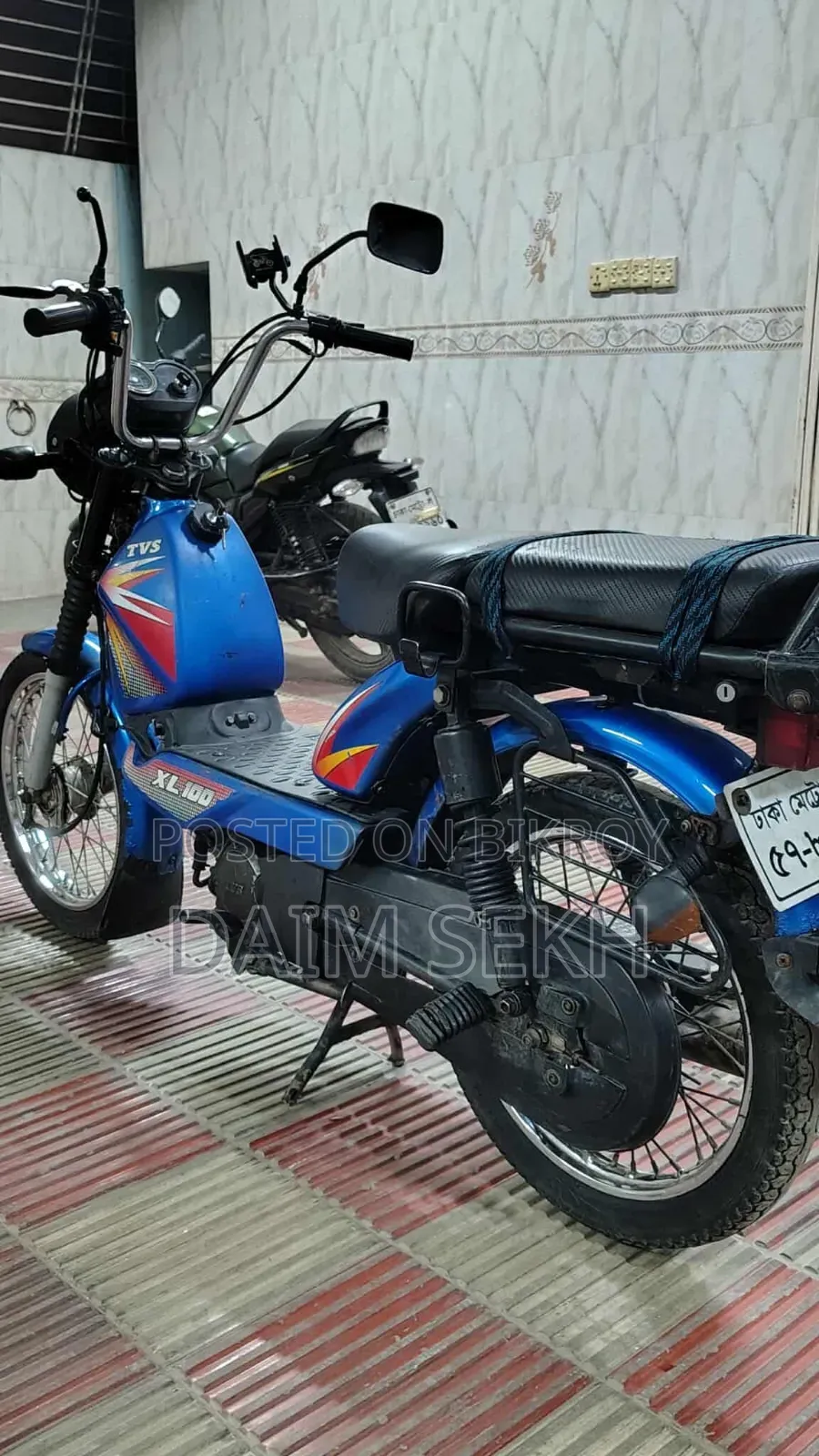 TVS XL 100 2018 Blue