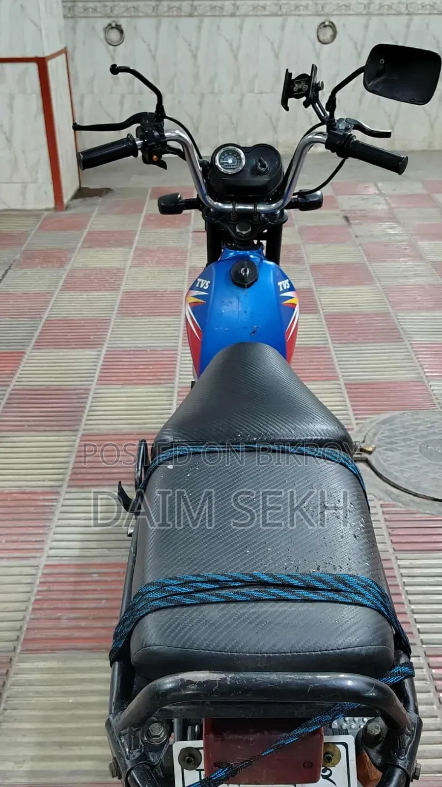 TVS XL 100 2018 Blue