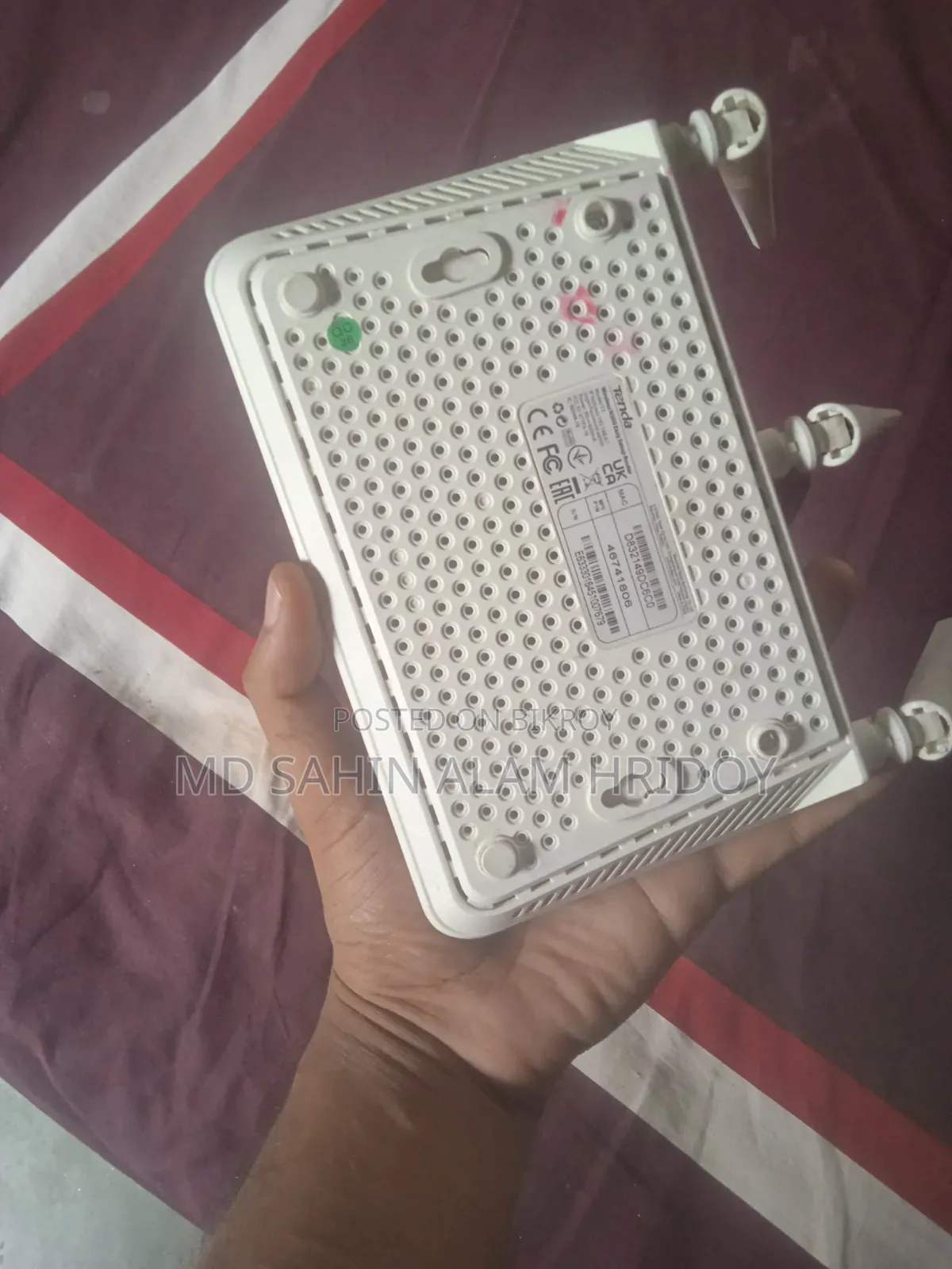 Tenda F3 300mbps 3 Antennas Router