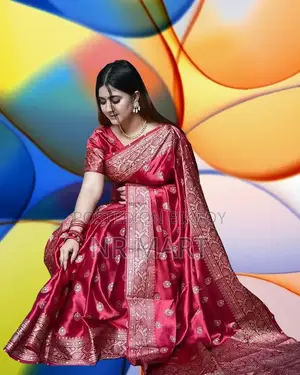 Premium Japanese Silk Saree (with Blouse Piece)