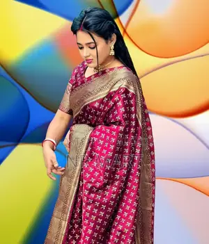 Premium Japanese Silk Saree (with Blouse Piece)