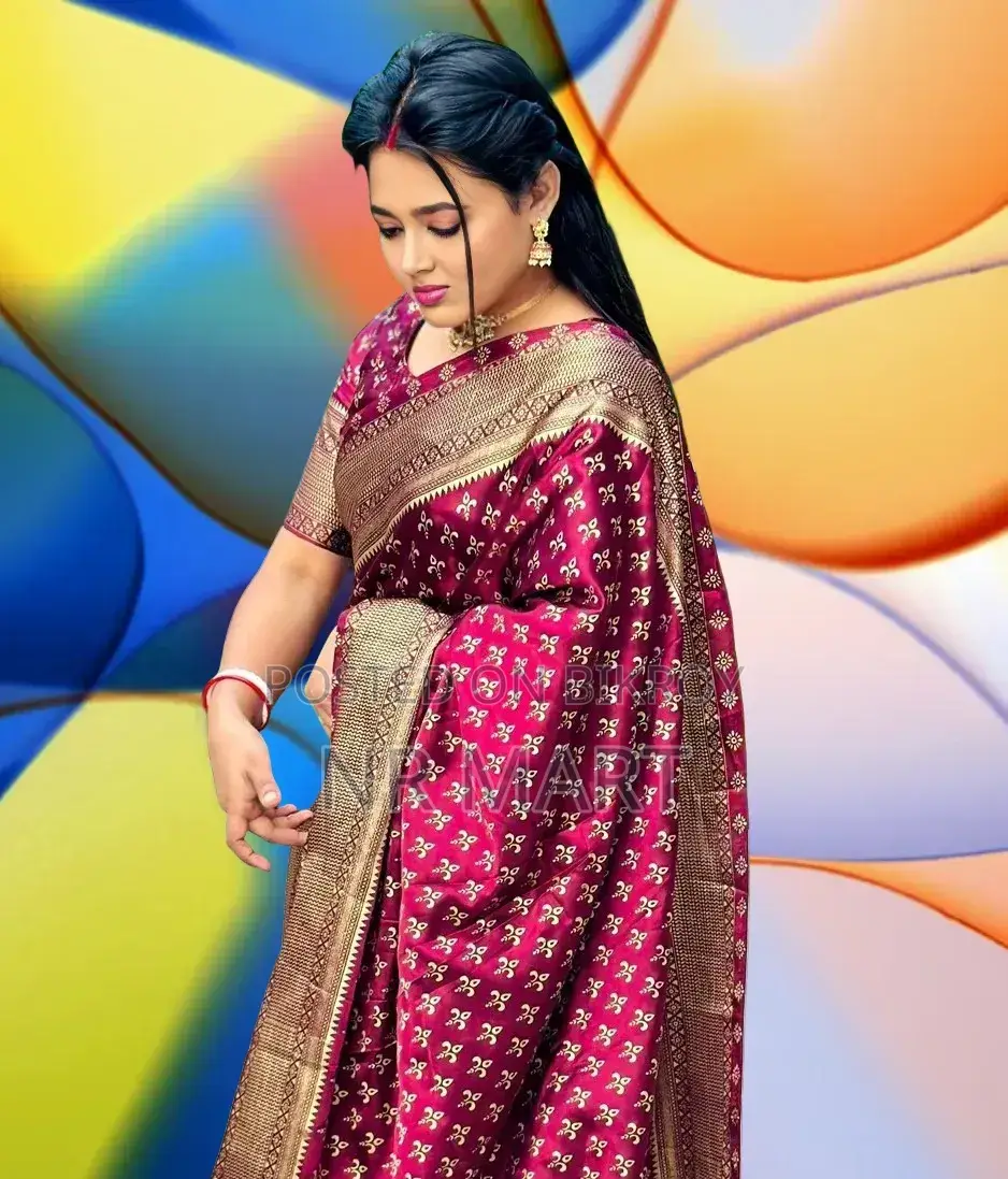 Premium Japanese Silk Saree (with Blouse Piece)