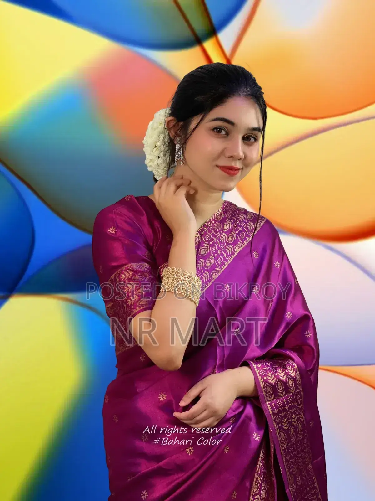 Premium Japanese Silk Saree (with Blouse Piece)