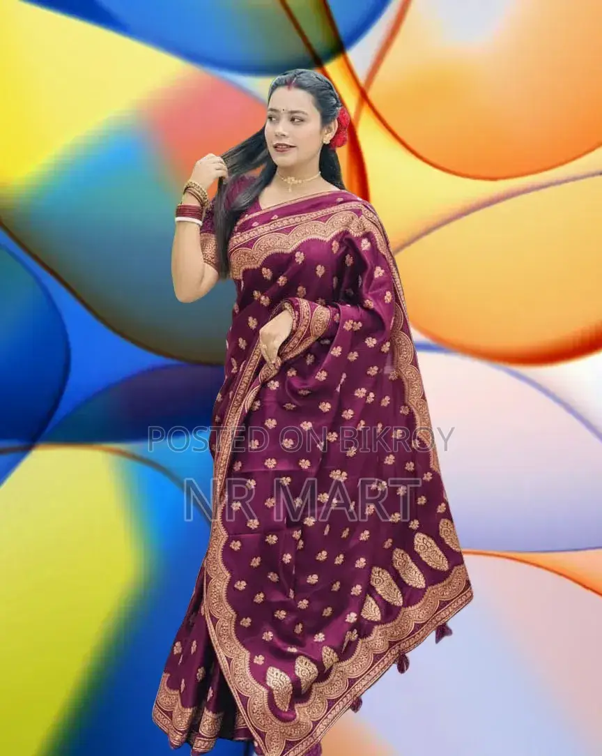 Premium Japanese Silk Saree (with Blouse Piece)